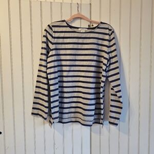 Liz Claiborne Striped high-low top